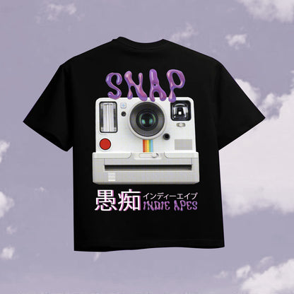 SNAP OVERSIZED 240 GSM TSHIRT - INDIE APES