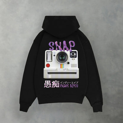 SNAP HEAVY WEIGHT REGULAR FIT HOODIE - INDIE APES