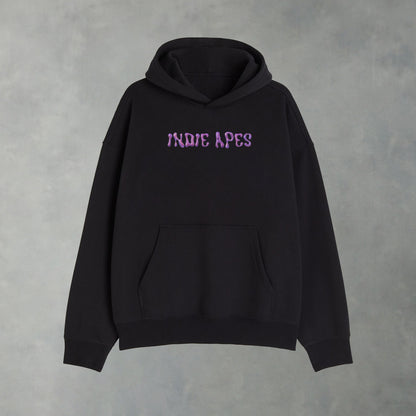 SNAP HEAVY WEIGHT REGULAR FIT HOODIE - INDIE APES