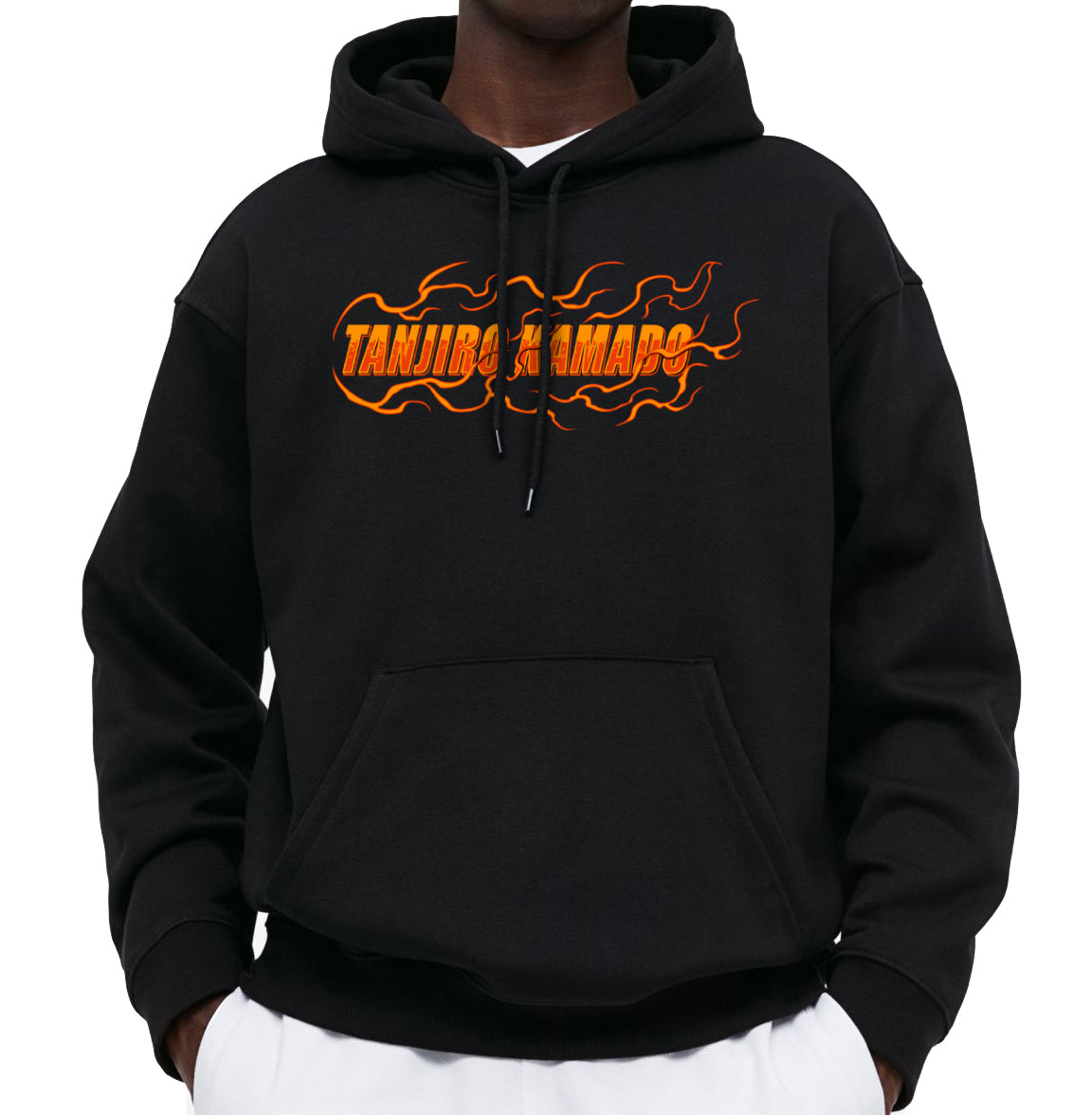 TANJIRO DEMON SLAYER OVERSIZED HOODIE - INDIE APES