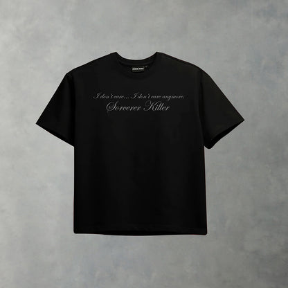 TOJI FUSHIGURO OVERSIZED UNISEX BLACK TSHIRT - INDIE APES