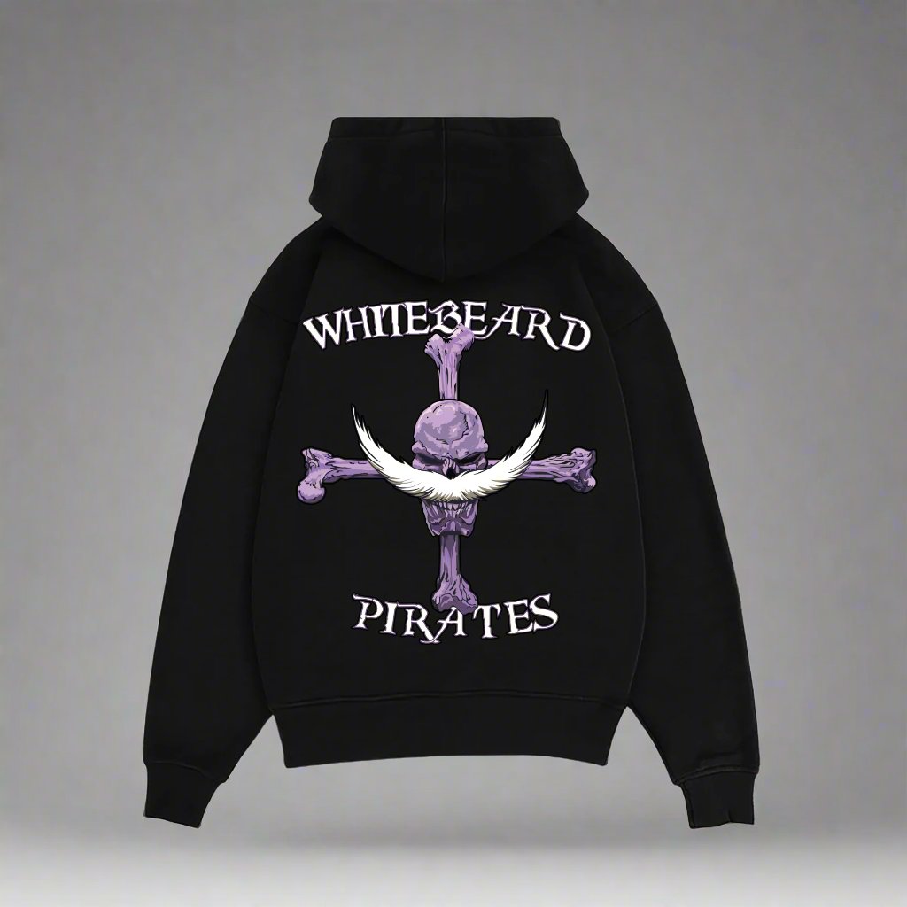 WHITE BEARD PIRATES HEAVY WEIGHT 350 GSM OVERSIZED HOODIE - INDIE APES