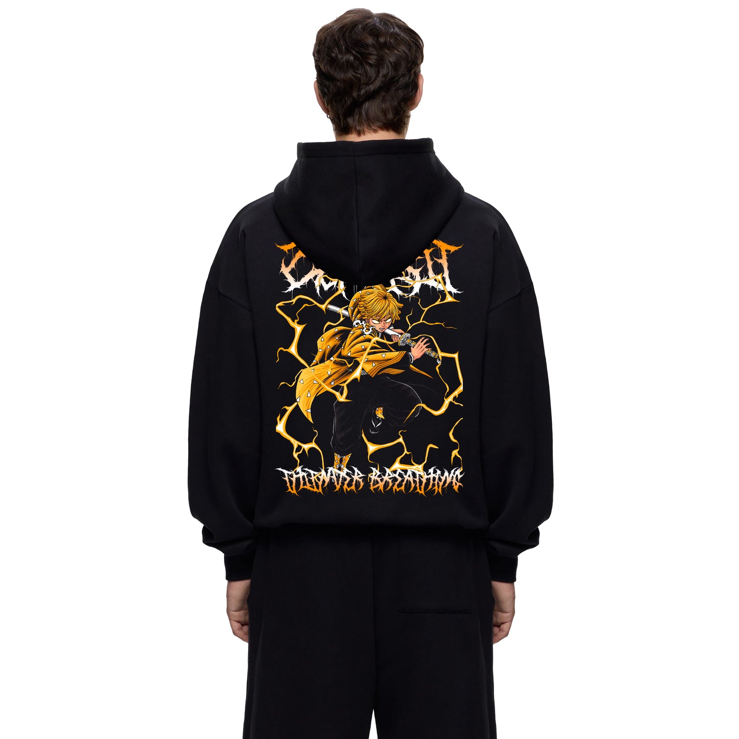 ZENITSU HEAVY WEIGHT OVERSIZED HOODIE - INDIE APES