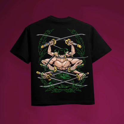 ZORO ONE PIECE OVERSIZED T-SHIRT - INDIE APES