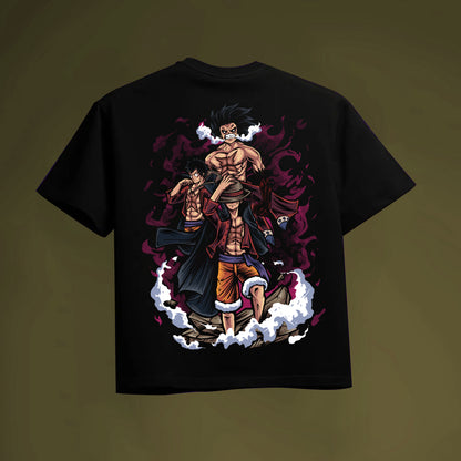 LUFFY ONE PIECE OVERSIZED T-SHIRT - INDIE APES